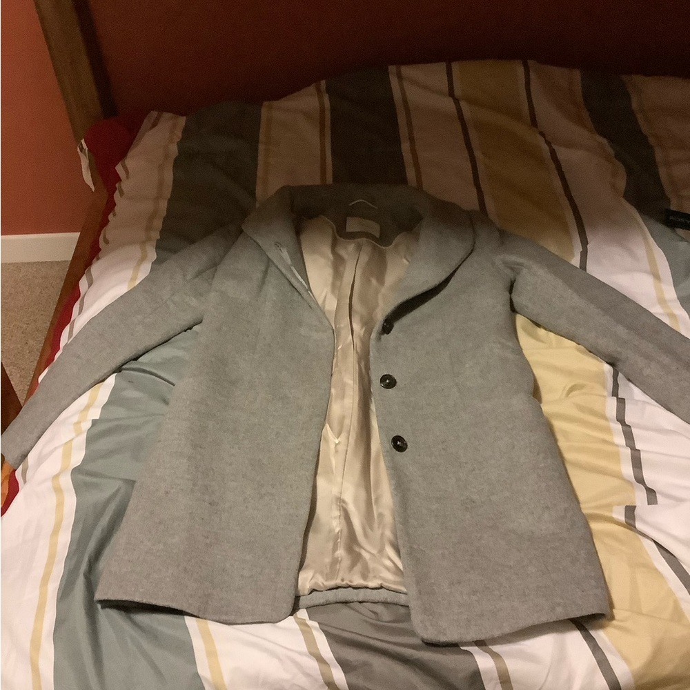 Aritzia Wilfred Cocoon Wool-Cashmere Single-Breasted Coat